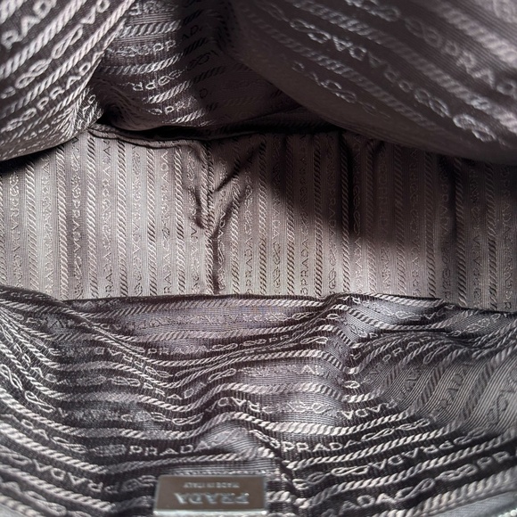 Prada Vintage Cinghiale-Trimmed Canapa - Picture 9 of 11